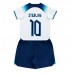 Anglie Raheem Sterling #10 Dětské Oblečení Domácí Dres MS 2022 Krátkým Rukávem (+ trenýrky)